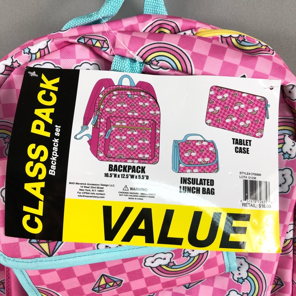 Class Pack Backpack Set - Picture 2 of 10